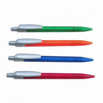 Promotional Pen, Made of Plastic Material