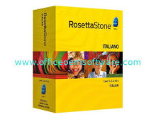 Italian Windows / Mac Level 1, 2, 3, 4, 5 Rosetta Stone Software With Multiple - Cd