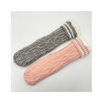 winter warm cozy lounge Pllush slipper socks