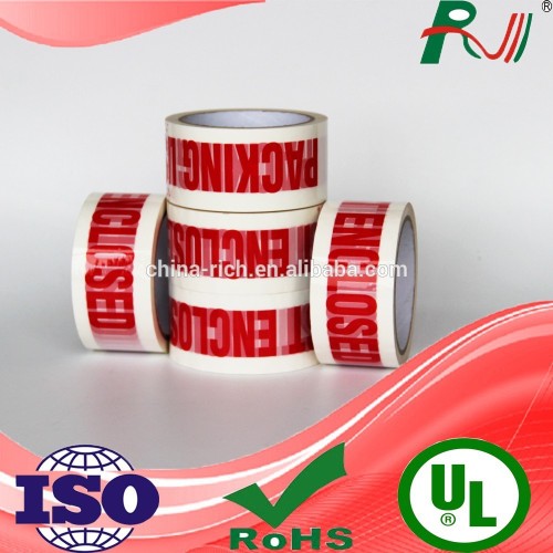 Reinforced best quality single side adhesive colorful bopp tape for packing