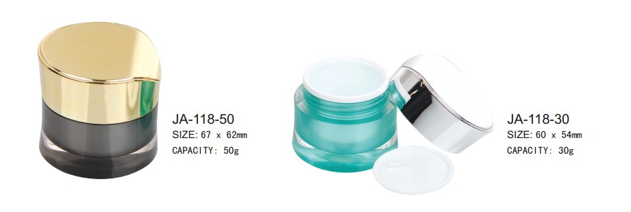 New Design Empty Round Acrylic Cosmetic Jar