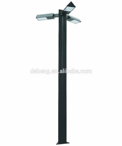 Triangular Aluminum Garden Lamp Pole