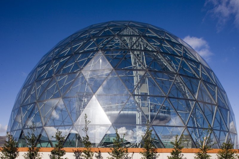 Most secure good quality steel structure glass dome