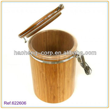 Airtight Bamboo Coffee Caddy