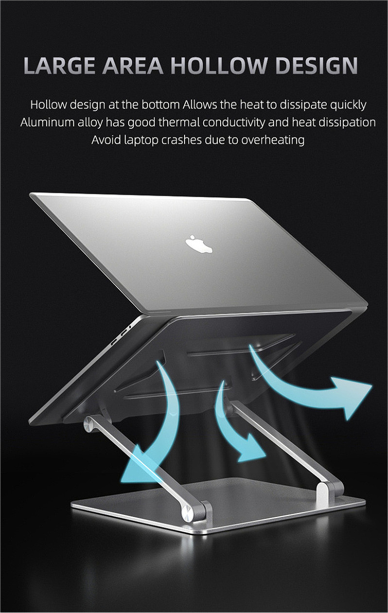 Computer Laptop Holder Fast Heat Dissipation Hollow Design