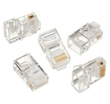 RJ45 8 Position Round Modular Plugs
