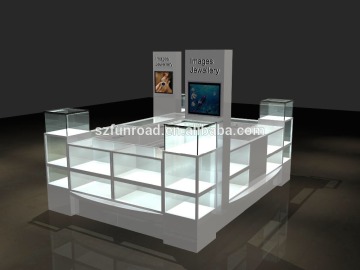 Jewelry Display kiosk cabinet with LED light