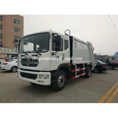 Dongfeng 6wheels compress livraison chargement camion à ordures