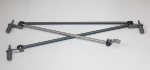 Automobile parts bus assembly wiper linkage