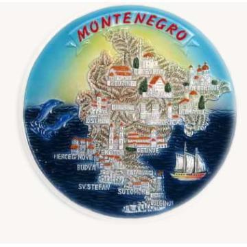 Ceramic Tour Souvenirs Gift Plate