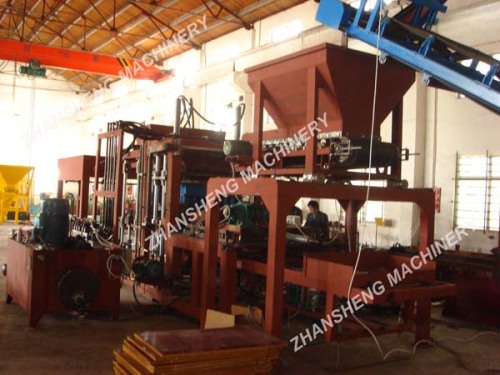 hollow concrete bricks machine for fully automatic clay brick line