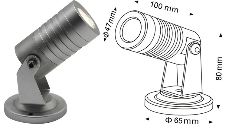 5W~7W IP67 Outdoor LED Landscape Spike Light