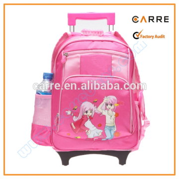 wheeled children school bag trolley