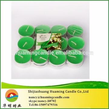 white tealight candle/ scented colorful tealight candle ---HUAMING manufacturer