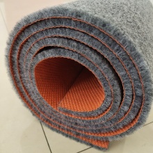 Reversible Rubber Back Polyester Shaggy Felt Carpet - Easy Cleaning for Camping and Picnics