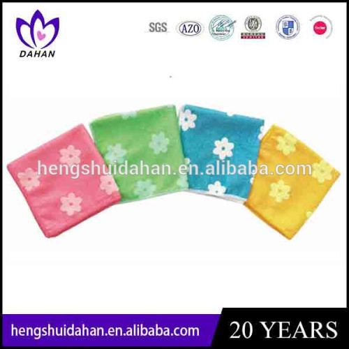 promotional customized logo microfiber embossing cloth/towel