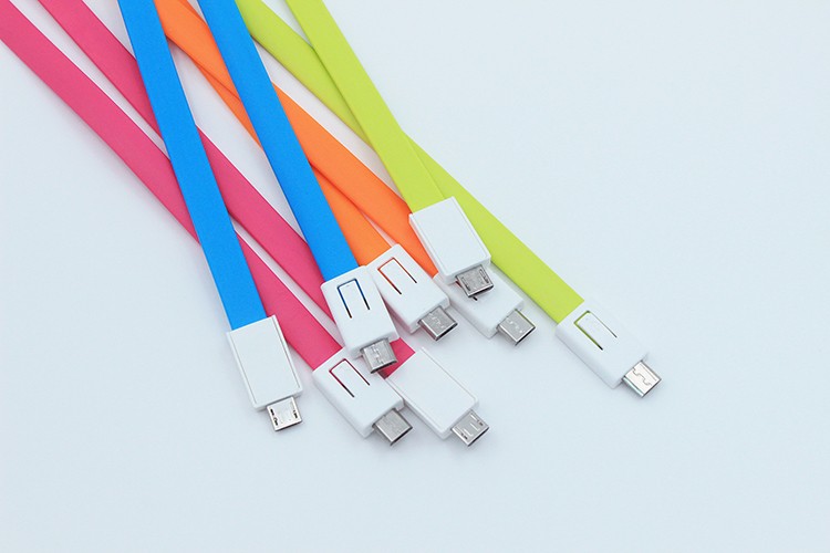 Yijiashishang Portable Short USB Charging Data Cable For iPhone For Android