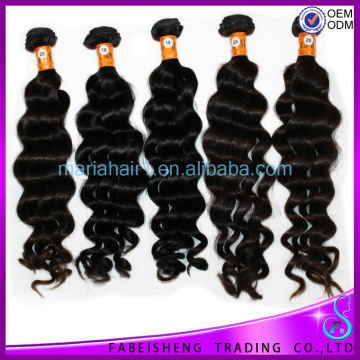 Wonderful Hair Wholesale Price Hair Extension Loose Wave Ebony Hair
