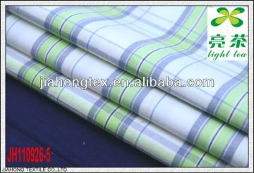 100 cotton gingham fabric for shirt