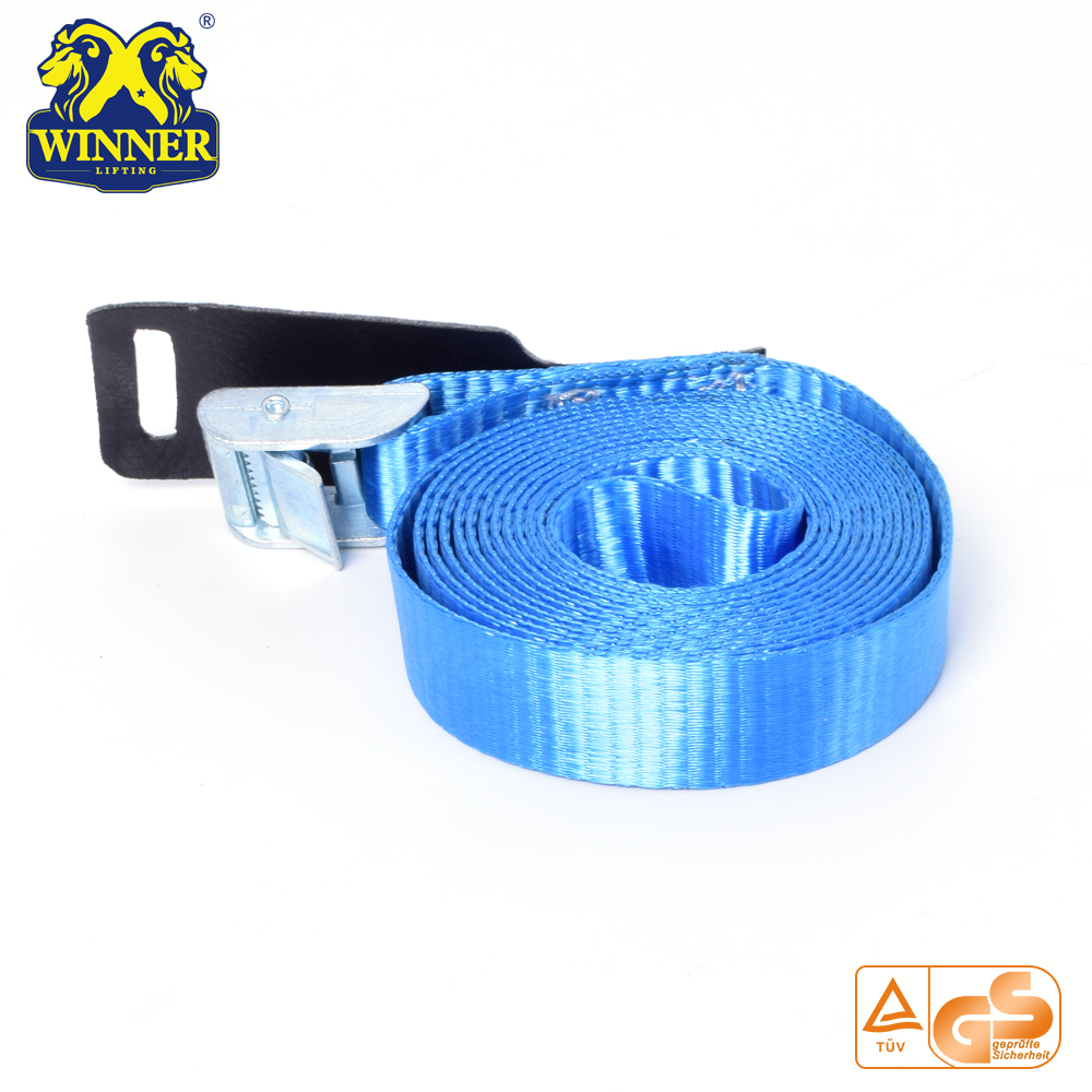 Easy-Operating Cargo Lashing Tie Down Ratchet Strap With Buckle