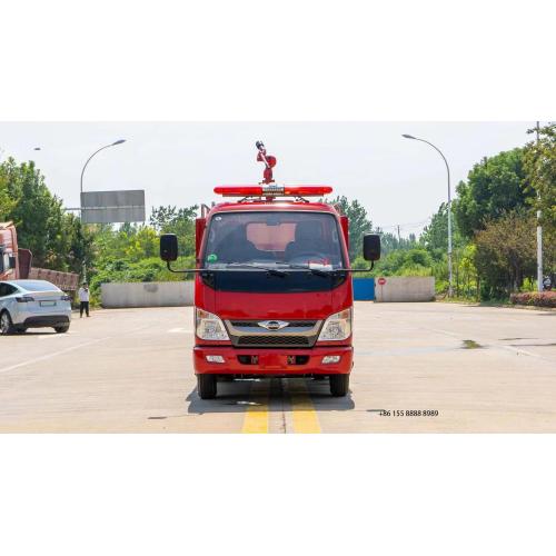 Foton single cab 2000L 4x2 water fire truck