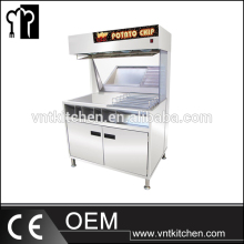 Stainless Steel Kitchen Equipment Chips Work Station