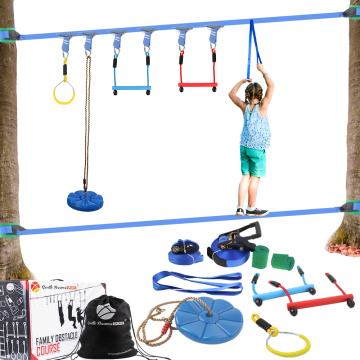slackline ninja course for kids