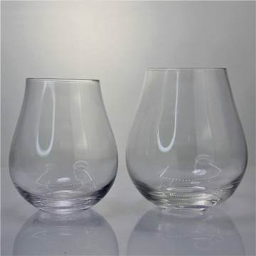 Crystal Tumbler Stemless Cocktail Glass Gin Tonic Glasses
