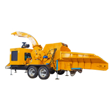 Wheeled Mobile Orchard Branch Chipper: Large Branch Crusher