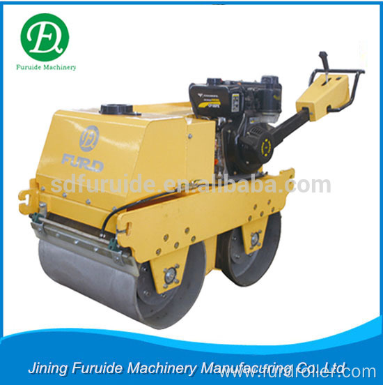 High quality double wheel vibrating manual road roller for sale (FYLJ-S600C)