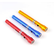 Portable Telescoped Magnet Head LED Flashlights HB-2808 Aluminum Body Mini Outdoor LED Torches