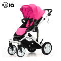 Pandang tinggi Penyaman roda bayi Stroller