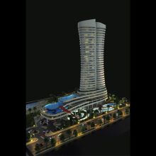 Architecture Scale Model for Hotel