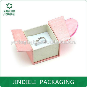 Beauty lovely jewelry ring box packing