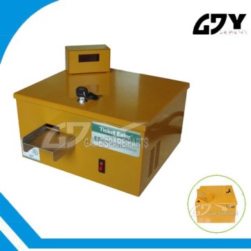 ticket machine counter ticket eater machine ticket cutting machine