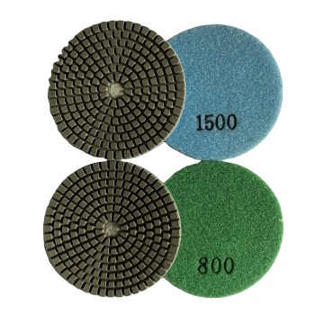 Crystal Series 3mm 4 Inch 800 1500 Grit Dry Polished Concrete Diamonds