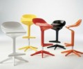 Plastik Adjustable Spoon Bar Stool