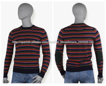 Wool sweater design for boys soft lambswool knitted garments high quality pullover sweater