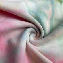Wolesale New Fashion Solid Dyed Knit Polyester Piano Velvet Tie Dyed Fabric