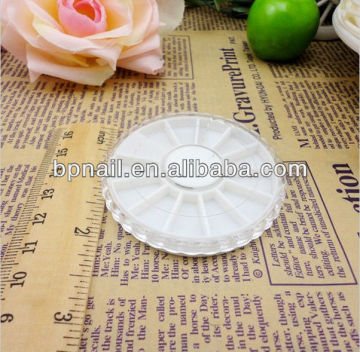 Nail art plastic jewelry/ rhinestone box,nail art wheels box