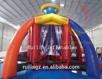 2015 new kids inflatable shooting skill games