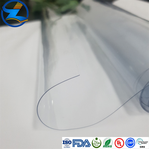 top leader glass clear flexible pvc sheet 45PHR