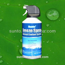 comparessed gas canned air freeze spray cooling instant freezing