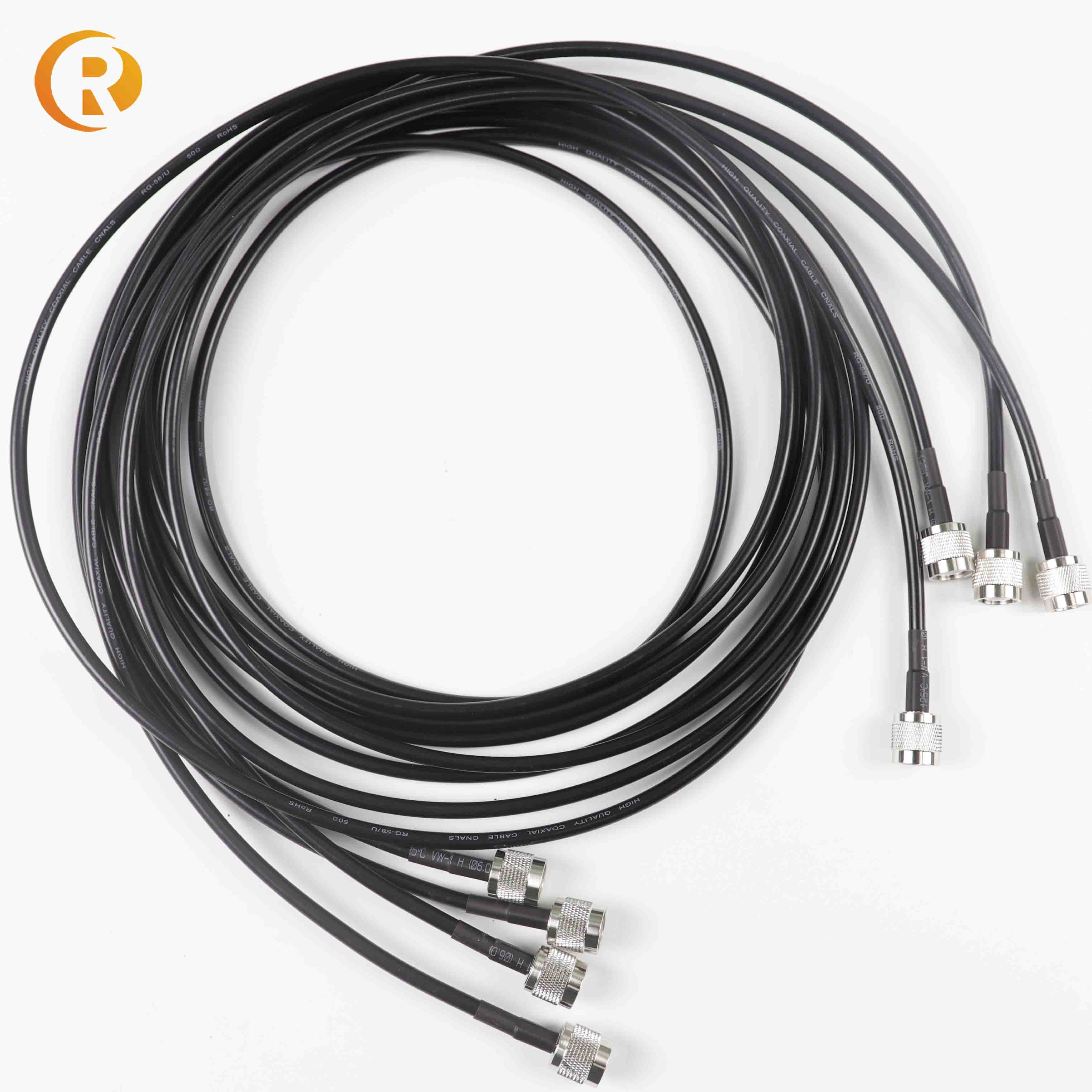 Antenna Extension Sma Cable RF1.13 Coaxial Cable Assembly Pigtail Cable With Sma Female Connector.