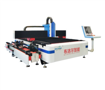 Stainless steel pipe sheet fiber laser cutting machine