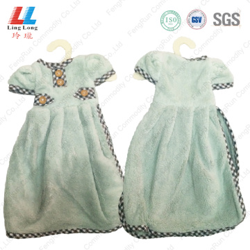 New design hand dry towel dress style