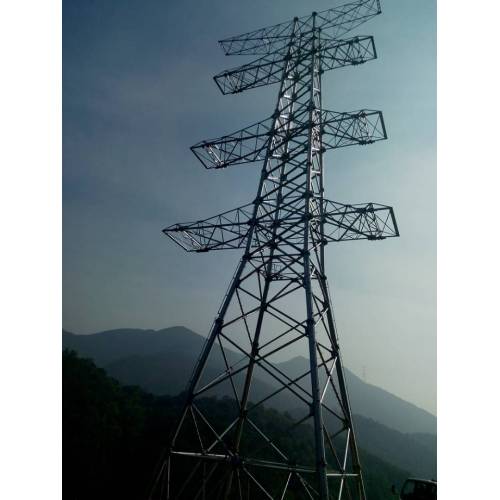 Torre de treliça de aço autoportante de 500kv