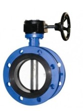 Flanged soft-sealed butterfly valve