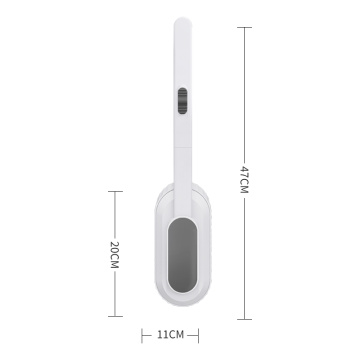 Wall mounted replaceable disposable sponge toilet brush