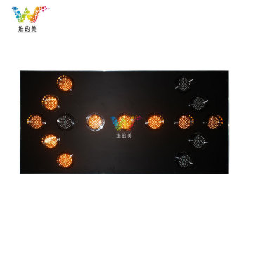 aluminum 1800*900mm traffic warning arrow board led